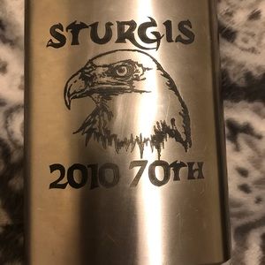 Sturgis 2010 70th Stainless Steel Flask / Harley Davidson